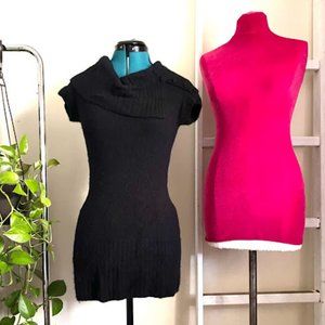 A/X Armani Exchange cashmere blend black short sleeve sweater XS